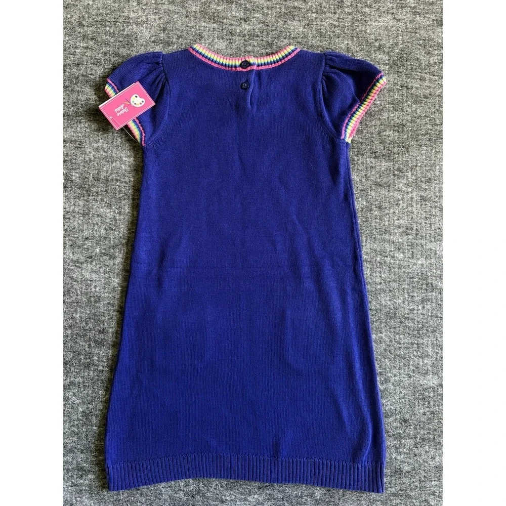 NWT  Gymboree Girls Future Artist‎ sweater Dress short sleeve knit sz 5T